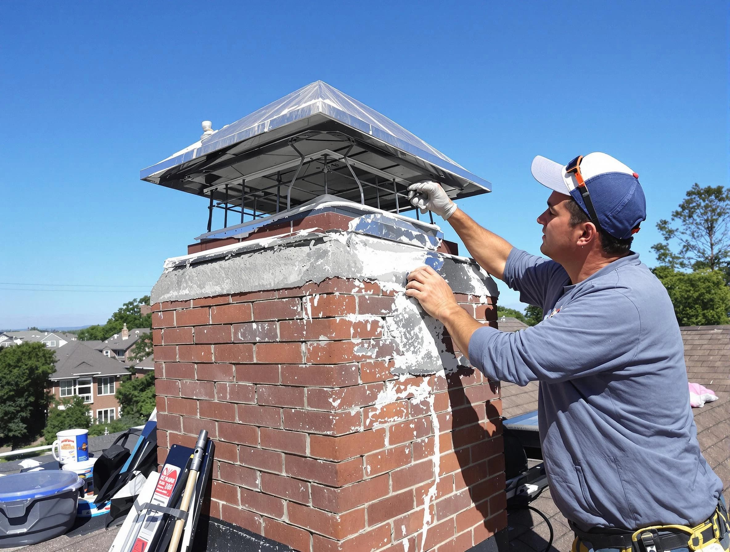 Chimney Crown Services service in Pine, PA